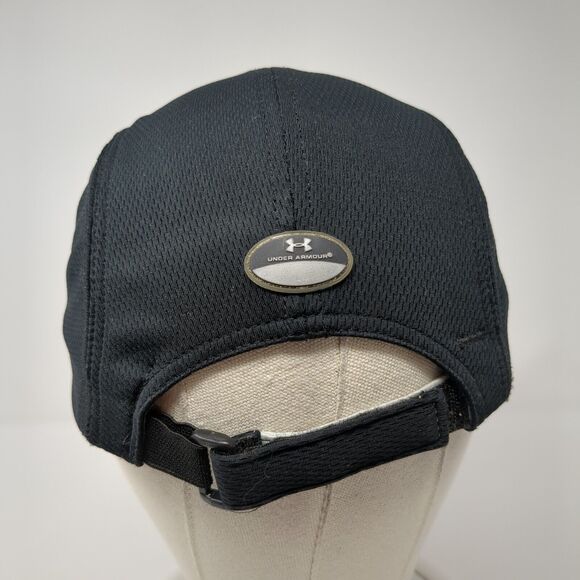 Under Armour Strapback 5 Panel Cap Black One Size Adjustable Embroidered - Picture 5 of 9